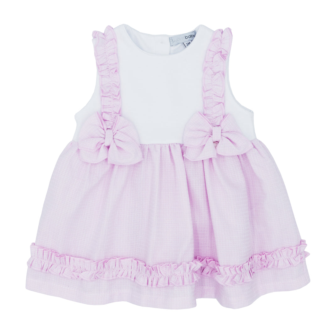 Blues baby Sleeveless Pink dress 1302