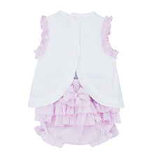 Load image into Gallery viewer, Blues baby sleeveless short set Pink 1303
