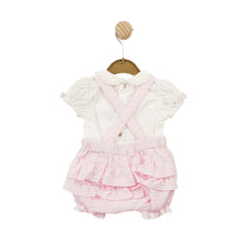 Load image into Gallery viewer, Mintini Pink dungaree suit 5623
