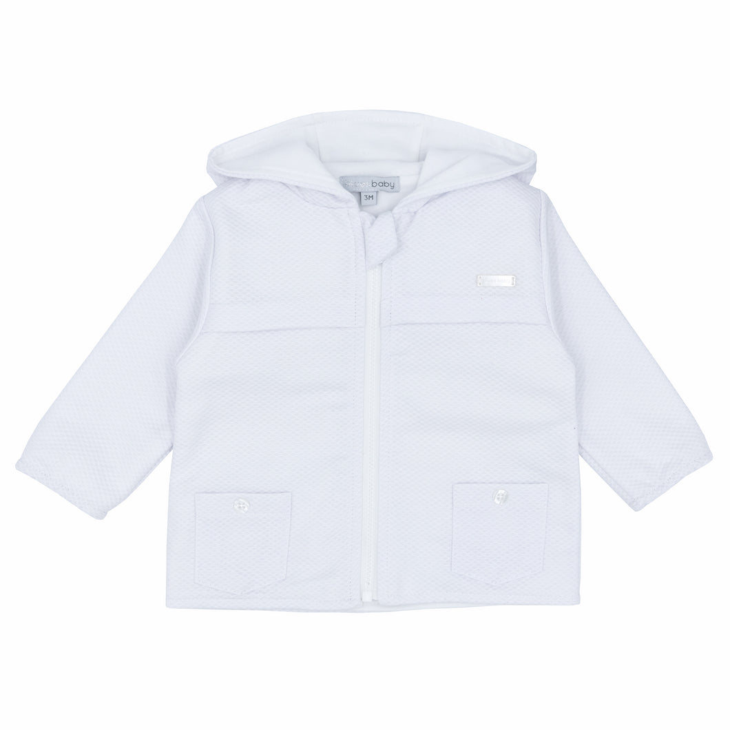Blues Baby White pique jacket 0683