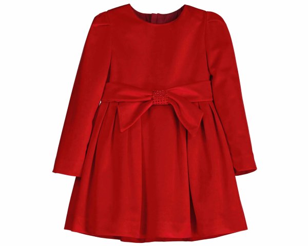 Mayoral Red Velvet dress 4917 R