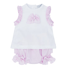 Load image into Gallery viewer, Blues baby sleeveless short set Pink 1303
