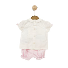 Load image into Gallery viewer, Mintini Pink bloomer short suit 5626
