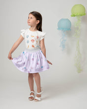 Load image into Gallery viewer, Caramelo skirt suit Lilac
