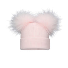 Load image into Gallery viewer, Pom Pom Envy Baby double pom Pink, White or Blue
