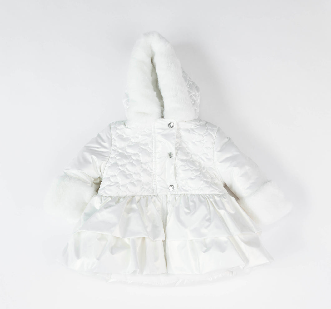 Mintini White padded coat 5412