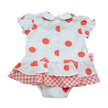 Load image into Gallery viewer, Little A Polka Dot Romper Hooper 3211
