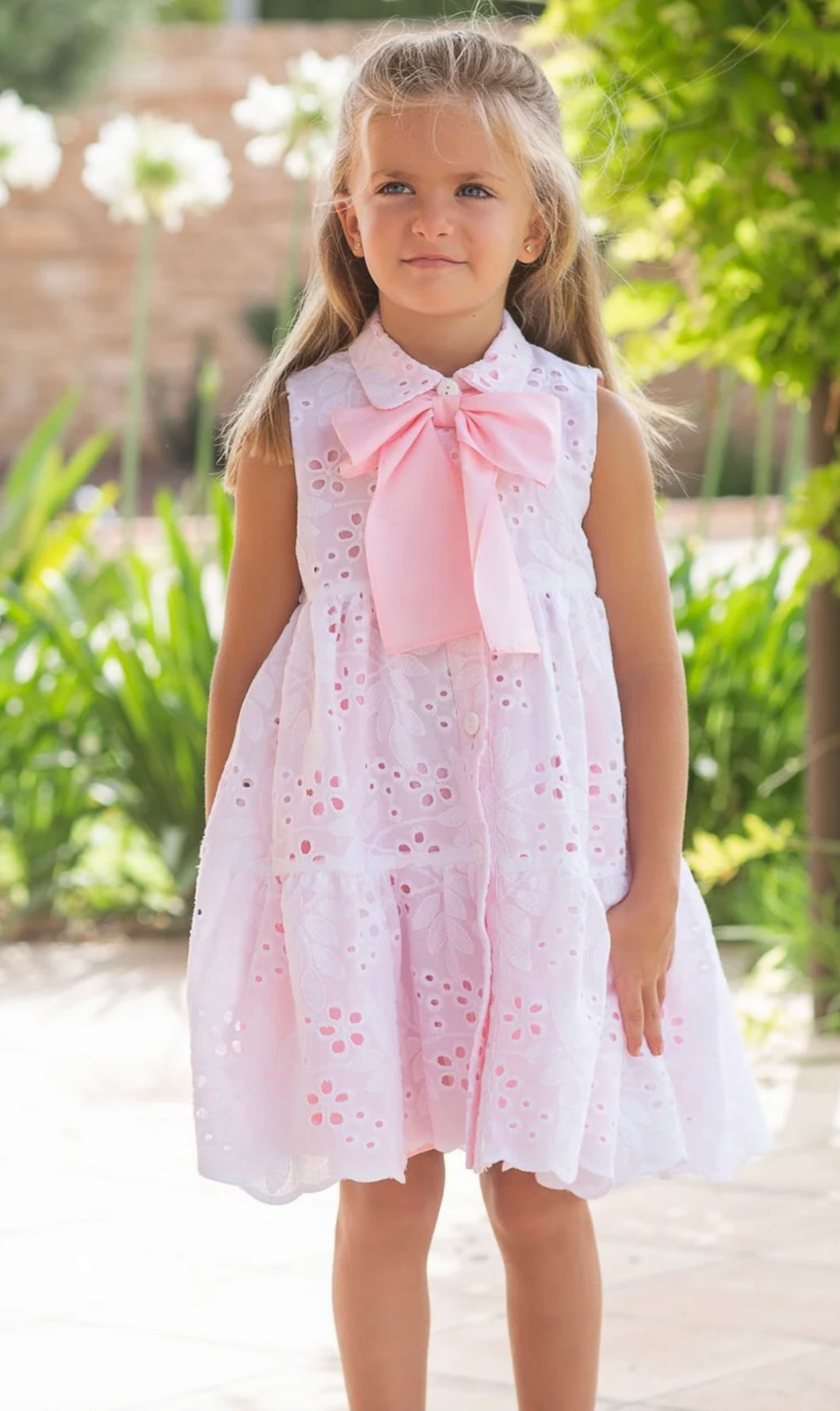 Rochy white/pink dress 3460