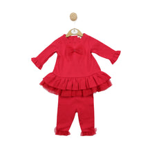 Load image into Gallery viewer, Mintini Red dress and legging set 5060
