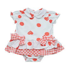 Load image into Gallery viewer, Little A Polka Dot Romper Hooper 3211
